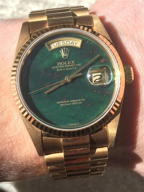 bloodstone rolex dial